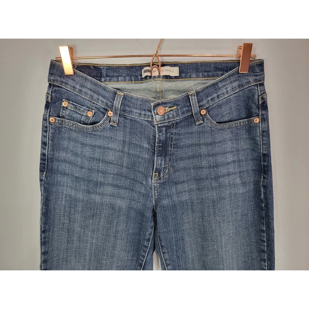 Levis 529 Curvy Bootcut Jeans Womens 10M W30 L32 Medium Wash Blue Denim Mid Rise